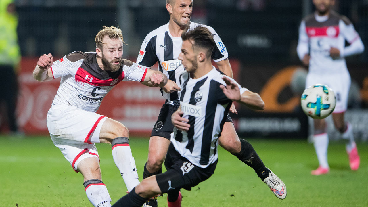 LastMinutePunkt für St. Pauli gegen Sandhausen Fussball International Deutschland