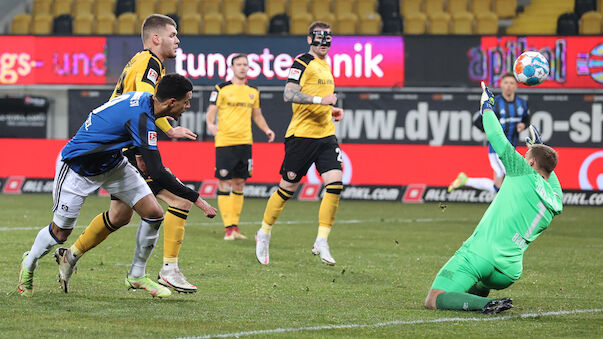HSV stolpert zum Frühjahrsstart in Dresden