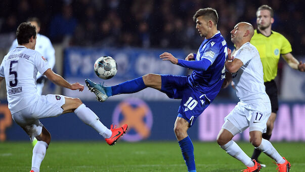 Karlsruhe und Aue trennen sich mit 1:1-Remis