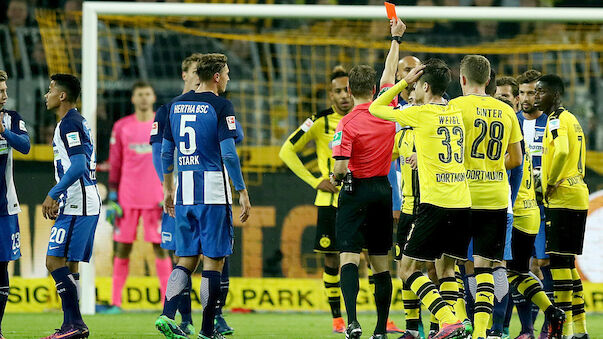 Rassiges Remis bei Dortmund-Hertha