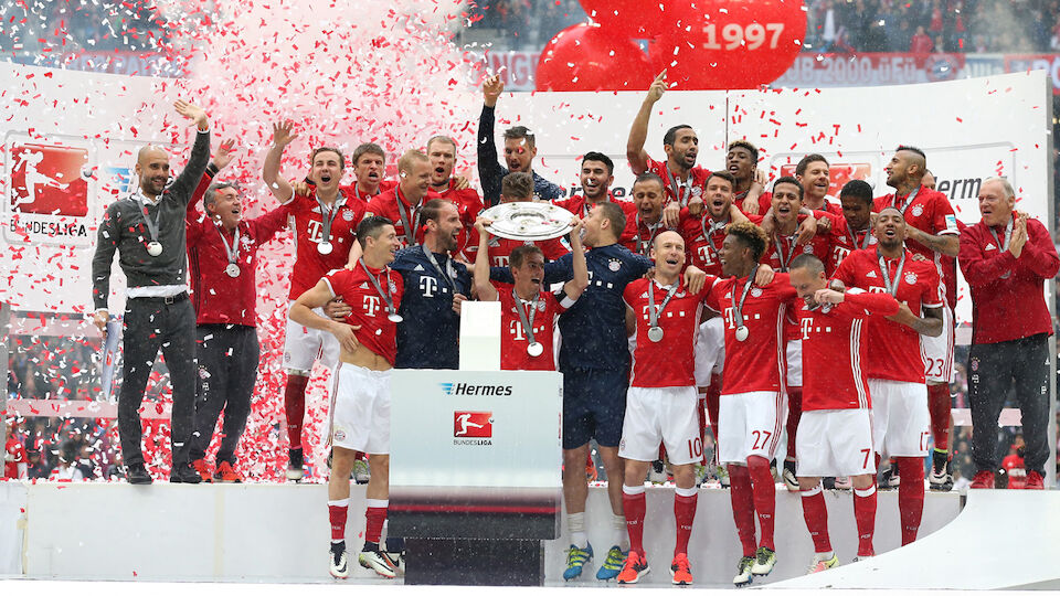 Bayerns Meisterfeier 2016