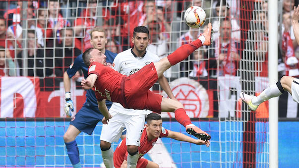 Ribery-Traumtor gegen Frankfurt, Hinterseer trifft