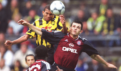 2000/01, 28. Spieltag - Dortmund-Bayern 1:1