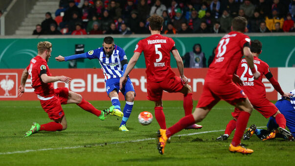Hertha zieht ins Pokal-Halbfinale ein
