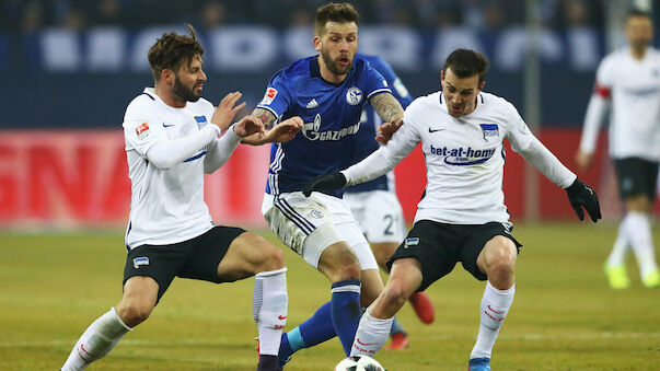 Burgstaller schießt Schalke zum Sieg gegen Hertha