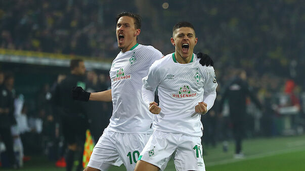 Werder gewinnt irren Pokal-Krimi in Dortmund