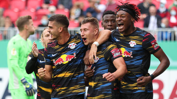 DFB Pokal: RB Leipzig jubelt bei Marsch-Debüt