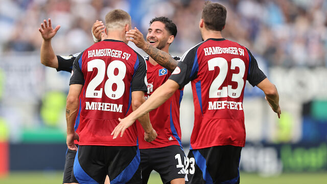 HSV und Karlsruhe locker weiter, Düsseldorf scheitert