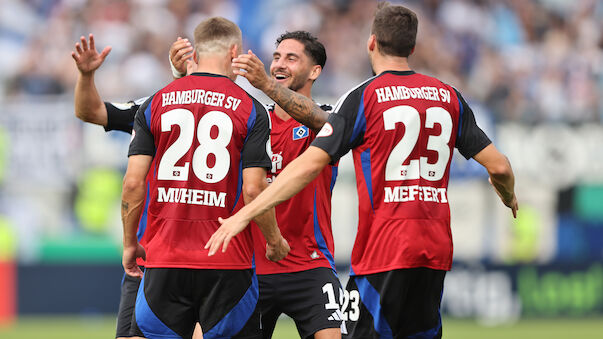 HSV und Karlsruhe locker weiter, Düsseldorf scheitert