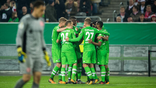 DFB Pokal: Glücklicher Sieg für Gladbach