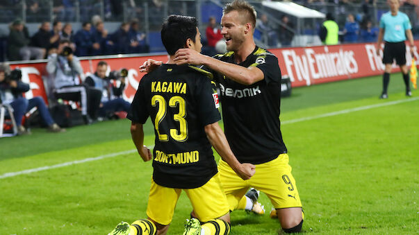 Kagawa-Traumtor lässt Dortmund jubeln