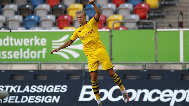 Haaland rettet BVB in Düsseldorf last minute