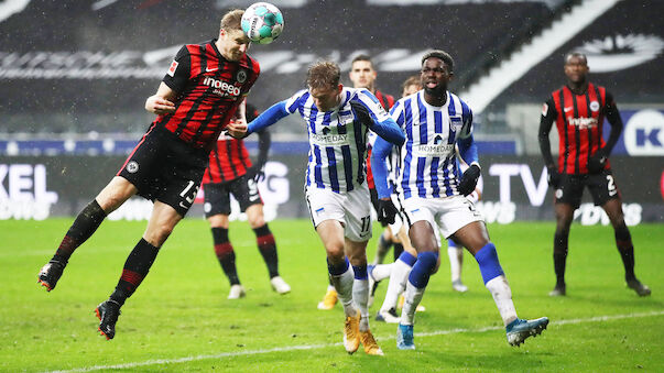 Hinteregger-Goldtor für Frankfurt gegen die Hertha