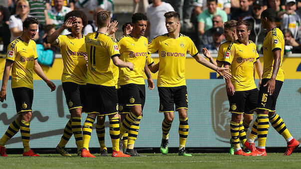 Dortmund-Sieg in Gladbach reicht nicht zum Titel