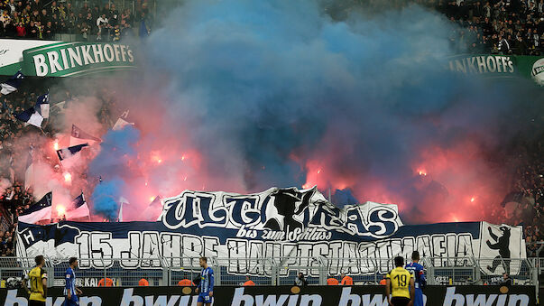 Hertha verbietet Fahnen und Banner