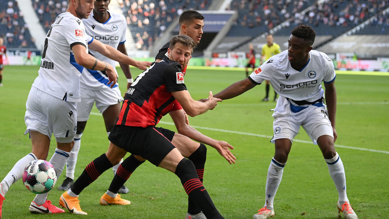 Deutsche Bundesliga: Frankfurt gegen Bielefeld nur Remis ...
