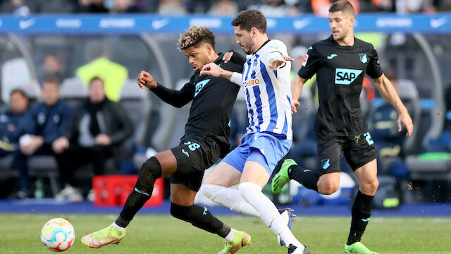 Hertha BSC und Hoffenheim teilen in Berlin die Punkte