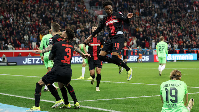 Weiter zehn Punkte Vorsprung! Leverkusen knackt Wolfsburg