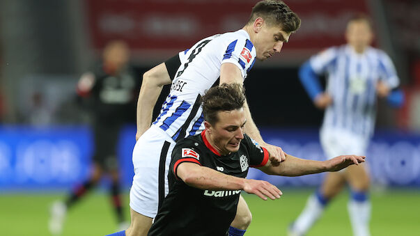 Leverkusen und Hertha liefern sich Nullnummer