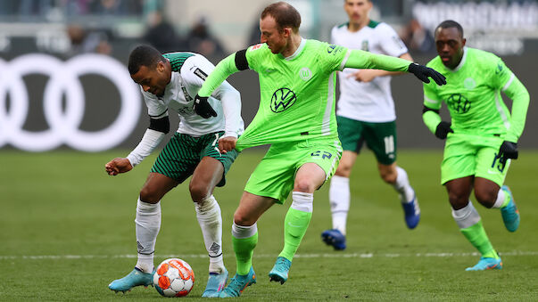Gladbach erkämpft sich Punkt gegen Wolfsburg