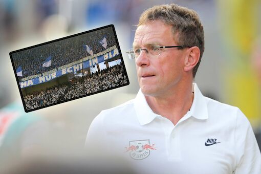 Ralf Rangnick reagiert auf beleidigendes Banner