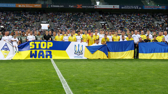 Emotionales Spiel in Gladbach geht an Ukraine