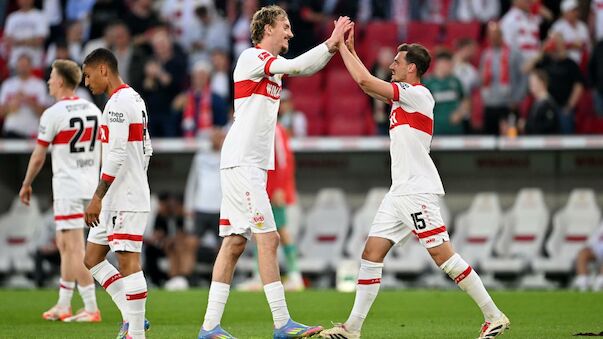 Stuttgart holt deutlichen Überzahl-Sieg gegen Augsburg