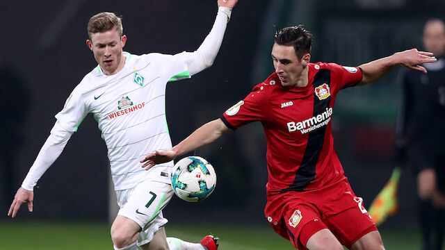 Leverkusen ringt Werder in Krimi nieder