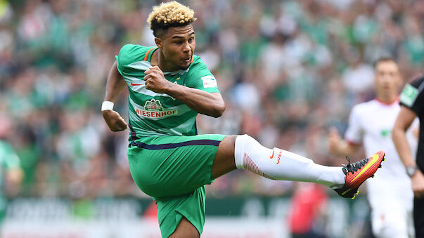 Serge Gnabry verabschiedet sich von Werder Bremen