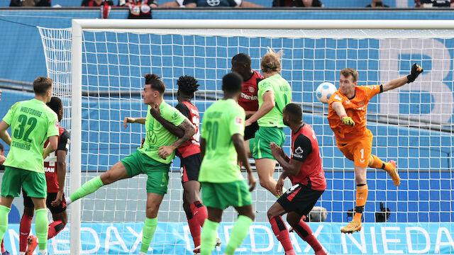 In der Nachspielzeit! Leverkusen biegt Hasenhüttls Wolfsburg