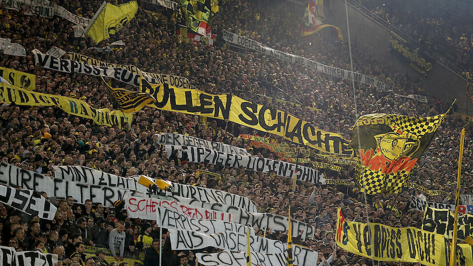 Dortmund-Beschimpfungen gegen Leipzig Diashow