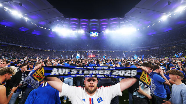 Der HSV ist zurück! Die besten Bilder der Aufstiegsparty