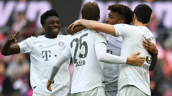 Bayern stürmt mit Kantersieg an die Spitze