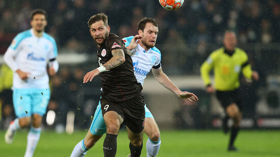 Burgstaller schießt Pauli zum Sieg über Schalke