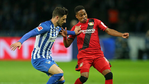 Leverkusen verliert gegen Hertha