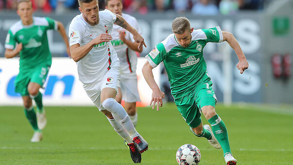 Kainz-Assist bei knappem Werder-Sieg in Augsburg
