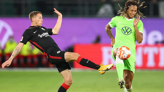 Glasner punktet mit Frankfurt in Wolfsburg