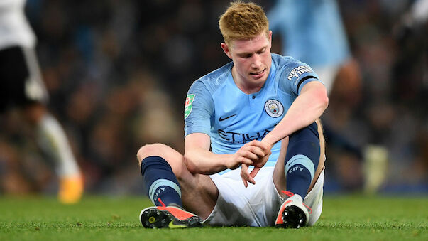 Manchester City mehrere Wochen ohne De Bruyne