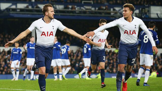 Tottenham bei Everton in Torlaune