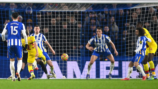 Brighton rettet einen Punkt gegen Crystal Palace