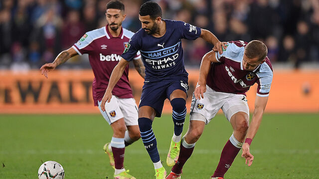 League Cup: West Ham schaltet ManCity aus