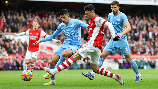 Später ManCity-Sieg im Topspiel gegen Arsenal