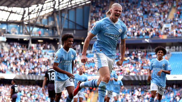 Hattrick! Nächster Haaland-Rekord bei ManCity-Kantersieg