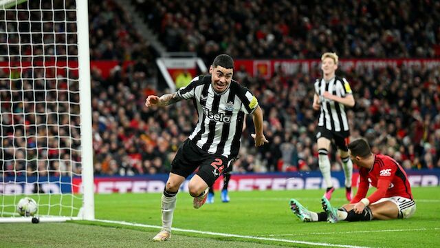 Furioses Newcastle kickt Manchester United aus dem EFL-Cup