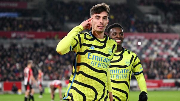 Zittersieg! Havertz schießt Arsenal an die Tabellenspitze