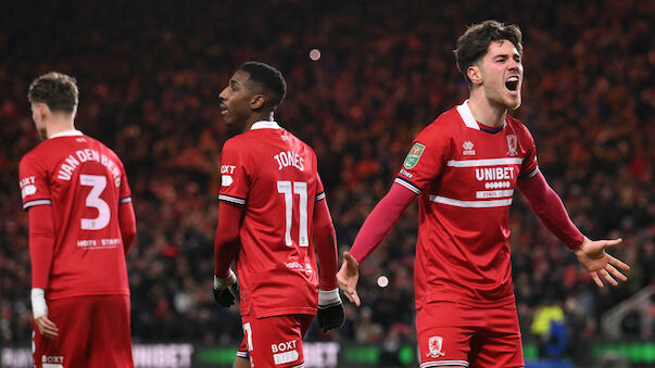 Middlesbrough überrascht Chelsea im Ligacup-Halbfinale