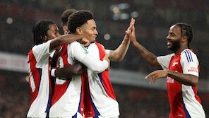 Arsenal steigt mühelos ins Achtelfinale des EFL-Cups auf