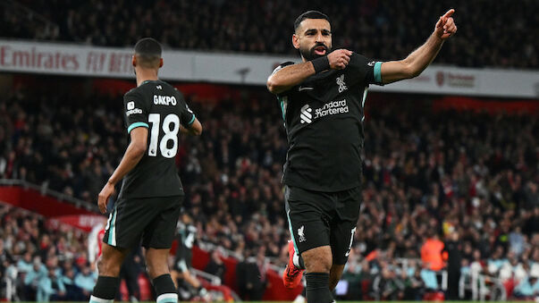 Dank Salah! Liverpool verhindert Niederlage bei Arsenal