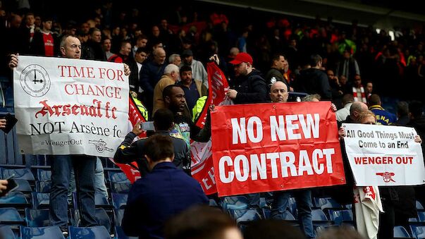 Arsenal-Fans sammmeln Geld für Wenger-Proteste