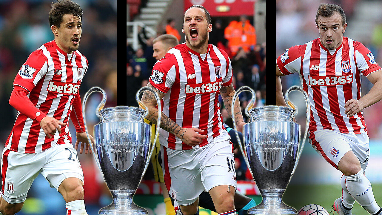 Arnautovic Und Die Anderen Champions League Sieger Bei Stoke City Fussball International England